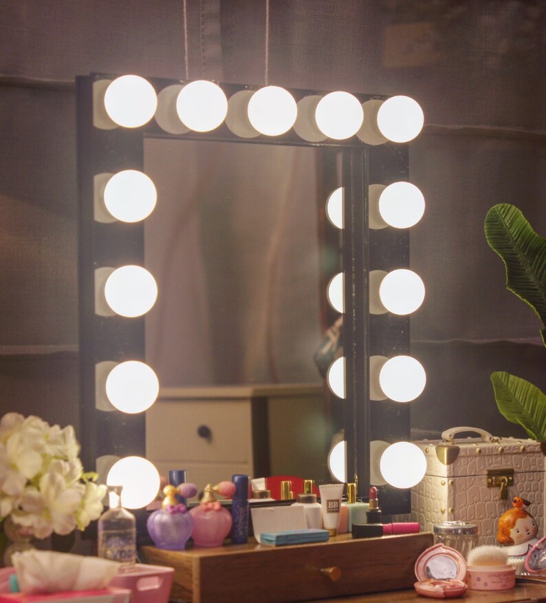 In stock 1/6 blythe Barbie makeup mirror with led for Barbie Etsy