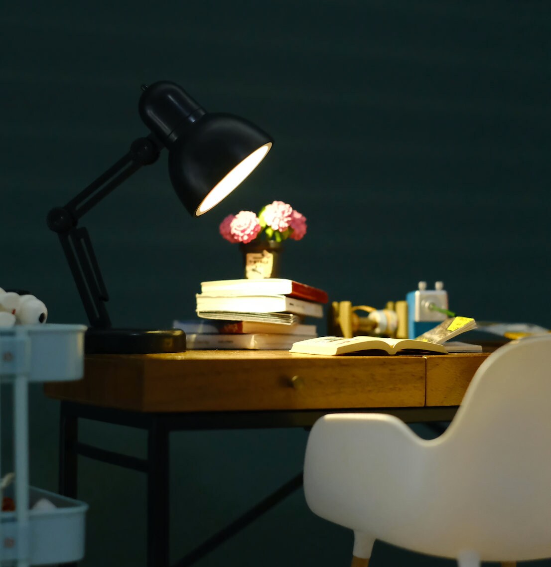 1:6スケール ミニチュアLEDテーブルランプ - ドールハウス照明 - Etsy 日本