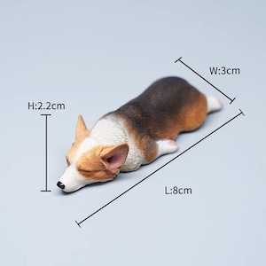 In stock 1/6 miniature dog mini sleepy dog dog for blythe ob11  momoko action figure fog