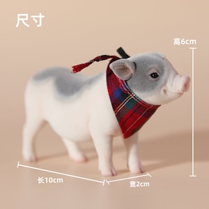 In stock 1/6 miniature pig mini pig plastic pig for blythe ob11 12&#39;&#39; action figure momoko licca Qbaby doll