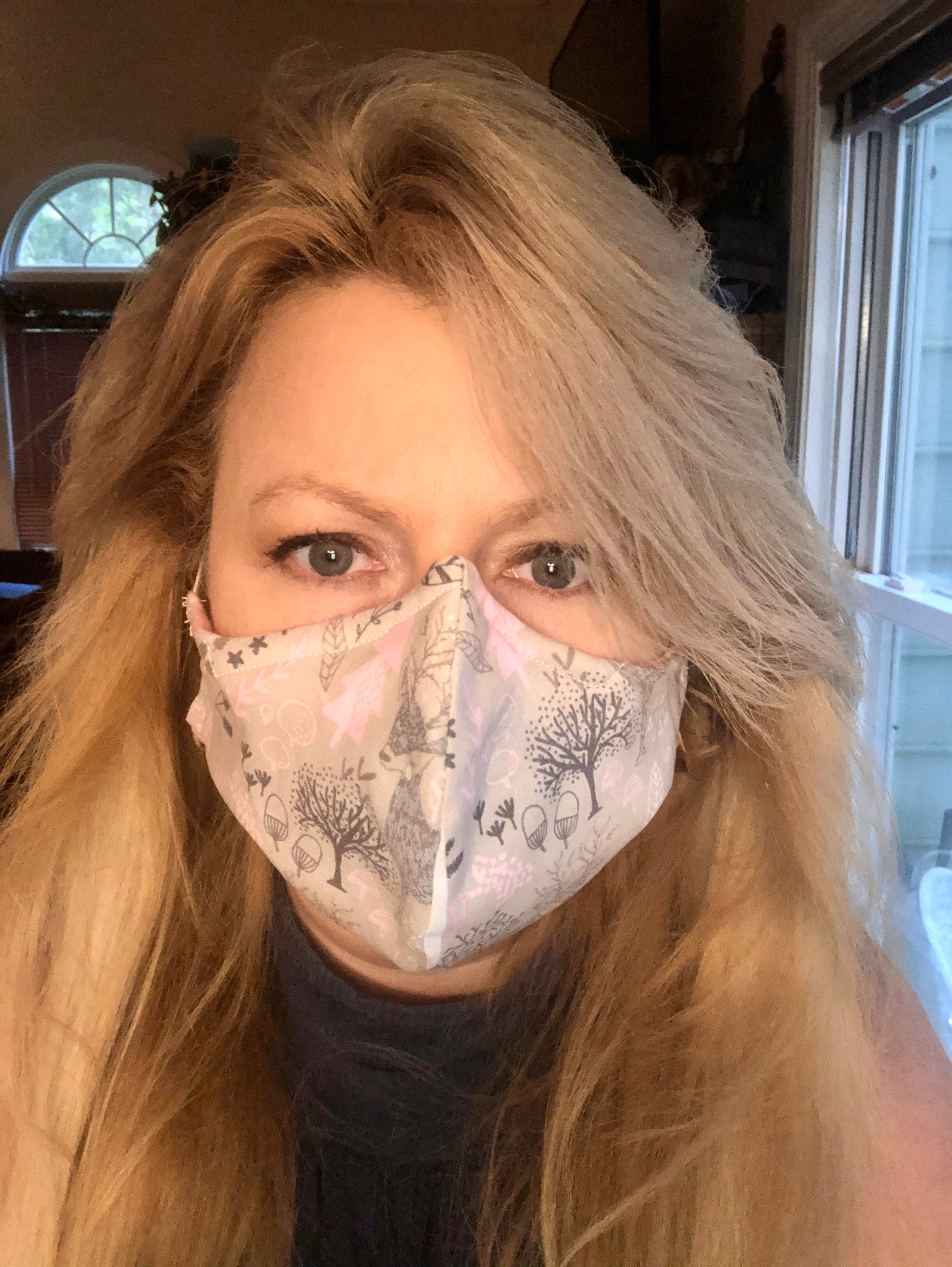 Washable Face Mask With Wire Nose and Filter Pocket Made In Etsy