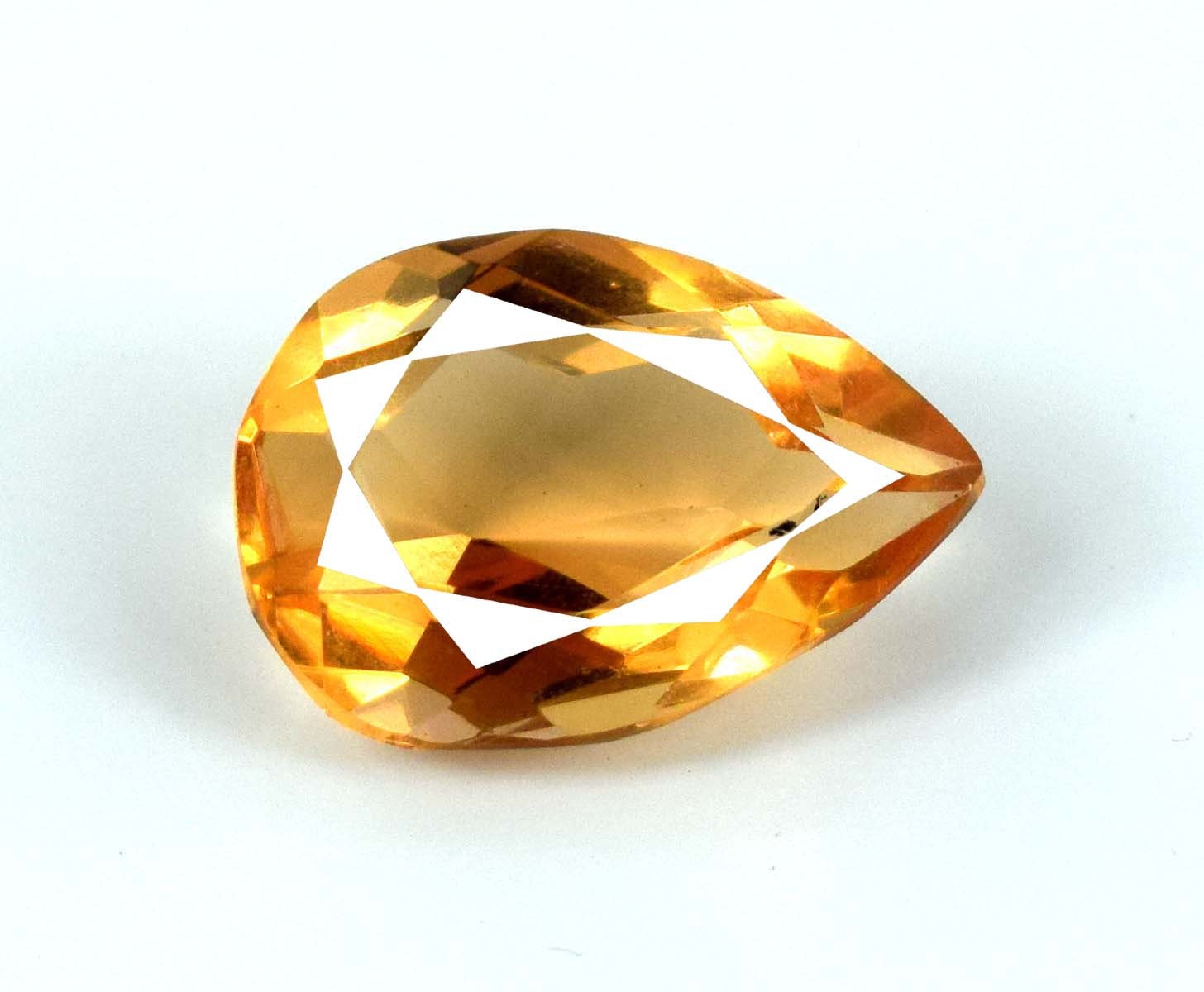28 x 19 mm Pear Cut Orange Topaz Loose Gemstone 37.25 Carat | Etsy