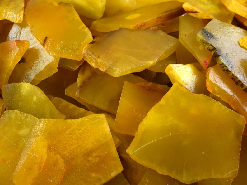 Season End Sale Yellow Sapphire Facet Gemstone Slab Rough 3000 Ct Lot Natural Madagascar