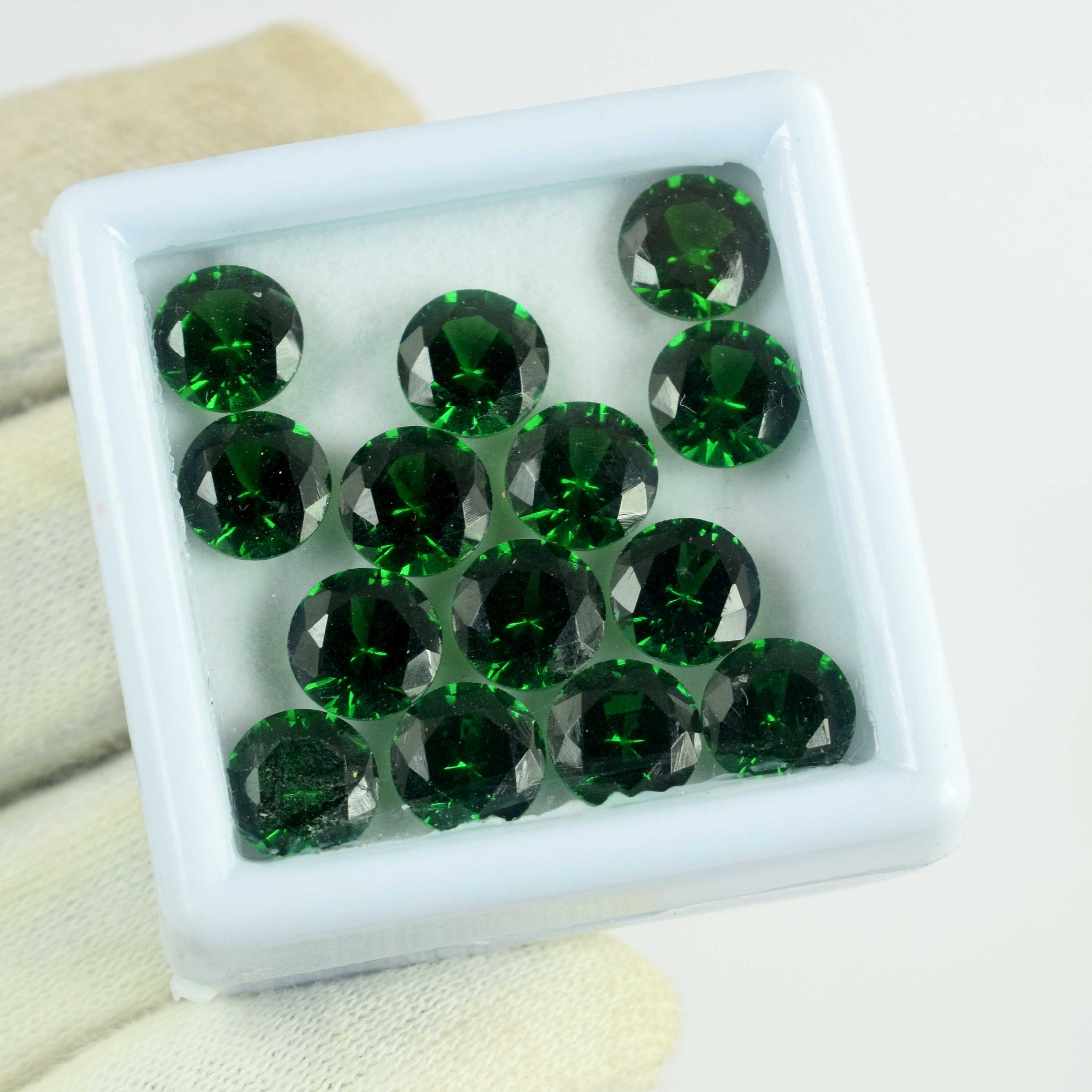 Green 25 Ct 100 Natural Round Cut Gemstone Lot African Etsy