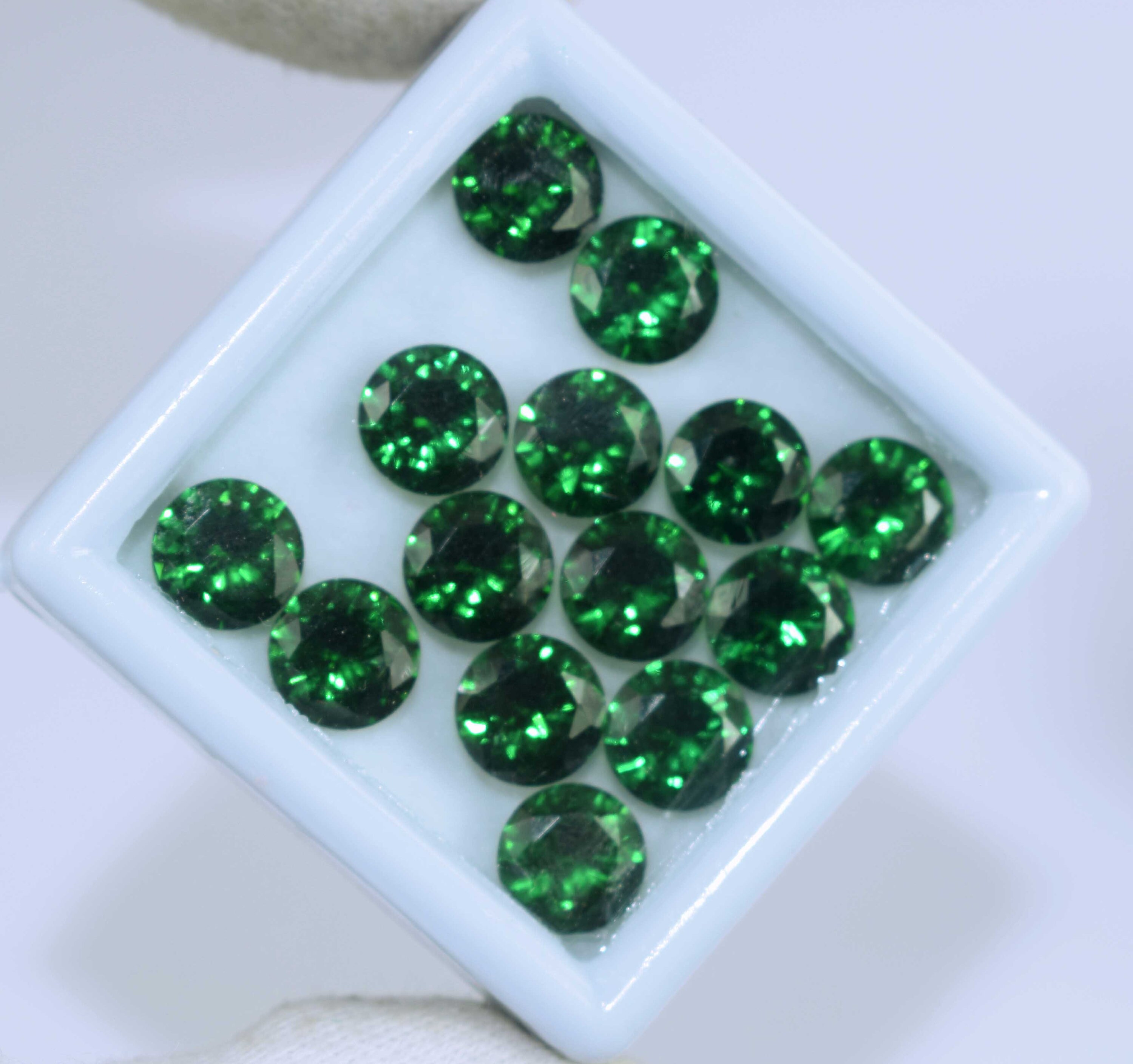 Green 25 Ct 100 Natural Round Cut Gemstone Lot African Etsy