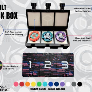 Caja de mazo impresa en 3D XVault Beyblade X