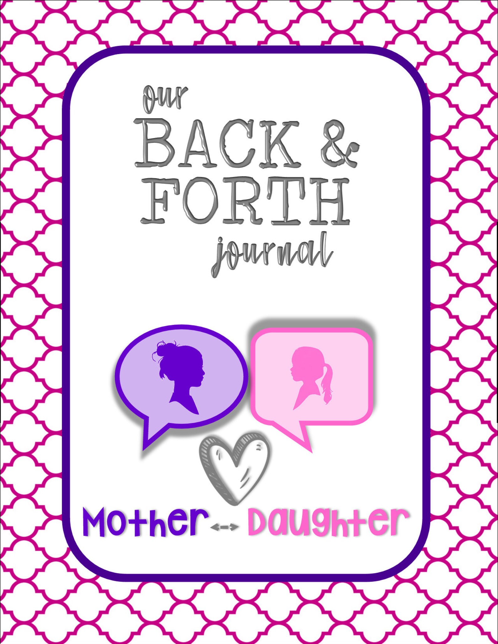 Back & Forth Journal for Mother/daughter Relationships Etsy