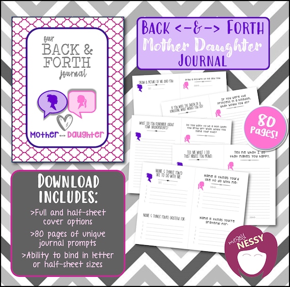 Back & Forth Journal for Mother/Daughter Relationships