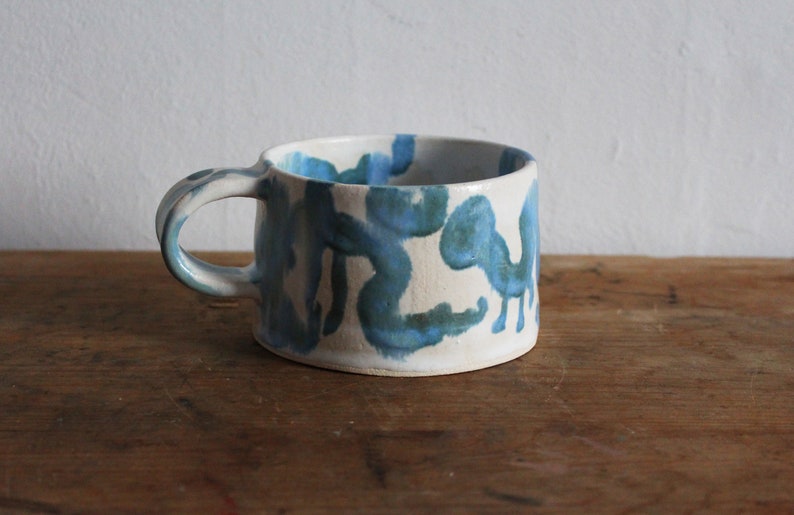 Squiggling Snake Blue Marble Cup image 2