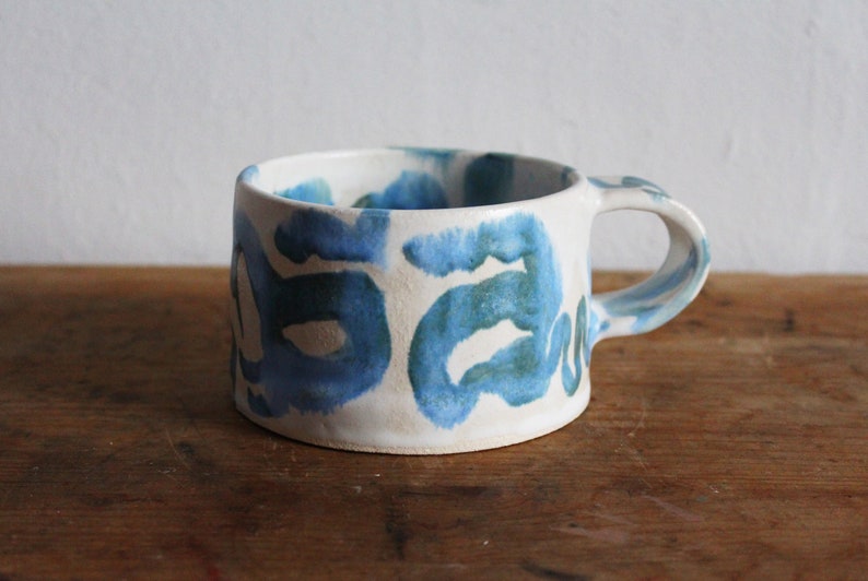 Squiggling Snake Blue Marble Cup image 1
