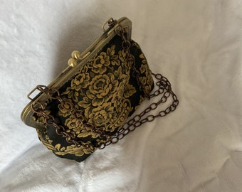 fine fabric bag, Ooak bag, Italian craftsmanship, Made in Italy, clutch, handmade Unica, brocades, brocade fabric, brocatelle, brocaded