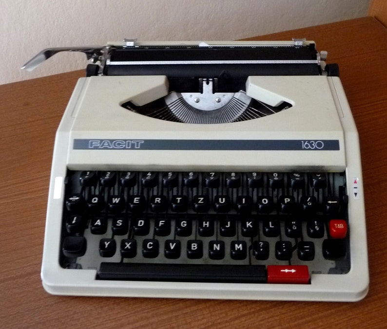 Facit typewriter manual Facit typewriter manual