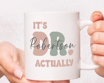 Custom Dr. Coffee Mug, Medical Graduation Gift, Physician Appreciation