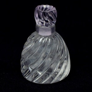 Handmade Carved Crystal Quartz Perfume Bottle