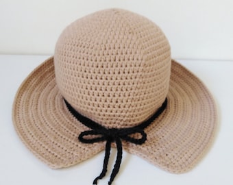 Crochet Bucket Hat PATTERN Easy Summer Hat Cotton Hat Pattern Beginner Bucket Hat Cotton Hat Pattern Sun Hat Pattern Womens Hat Easy Pattern