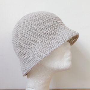 Bucket Hat Crochet PATTERN Easy Summer Hat Cotton Hat Pattern Beginner Bucket Hat Cotton Bucket Hat Pattern Sun Hat Pattern Womens Hat