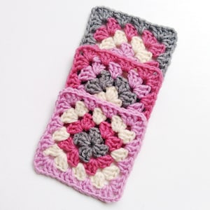 Granny Square Pattern Crochet Pattern Granny Square Easy Beginner Granny Crochet Blanket Building Pattern Crochet Motif PDF Pattern