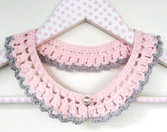 Easy Crochet collar pattern Crochet pattern Crochet peter pan pattern Wedding collar Peter Pan collar Bib necklace collar PDF Pattern