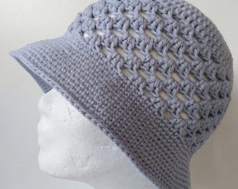 Modèle de chapeau d'été au crochet Chapeau de soleil au crochet Modèle de chapeau de seau Modèle de chapeau de plage au crochet Chapeau rayé au crochet Womens Hat Chemo hat Modèle PDF