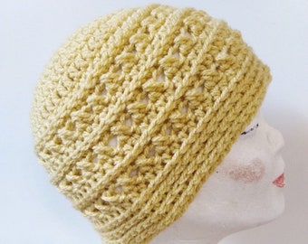 Easy Crochet Beanie Pattern for Women (PDF Pattern)