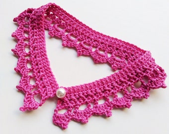 Simple Peter Pan Collar PATTERN Crochet Pattern Wedding Collar Pattern Crochet Lace Collar Pattern Crochet Peter Pan Collar PDF Pattern