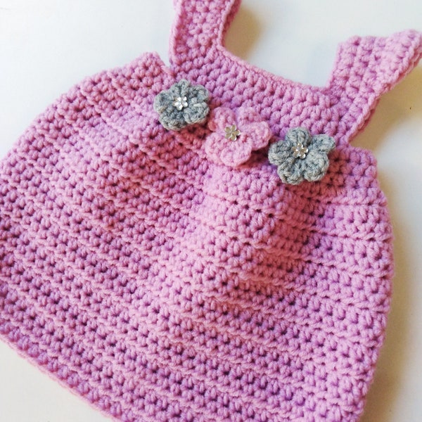 Baby Dress Pattern Crochet Pattern Dress Pattern Crochet Newborn Outfit Baby Girl Clothes Crochet Baby Dress PATTERN (sizes up to 18 months)