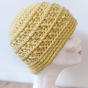 Easy Crochet hat pattern Crochet beanie for women Beanie Pattern Crochet pattern PDF PDF pattern Digital download Beginners pattern
