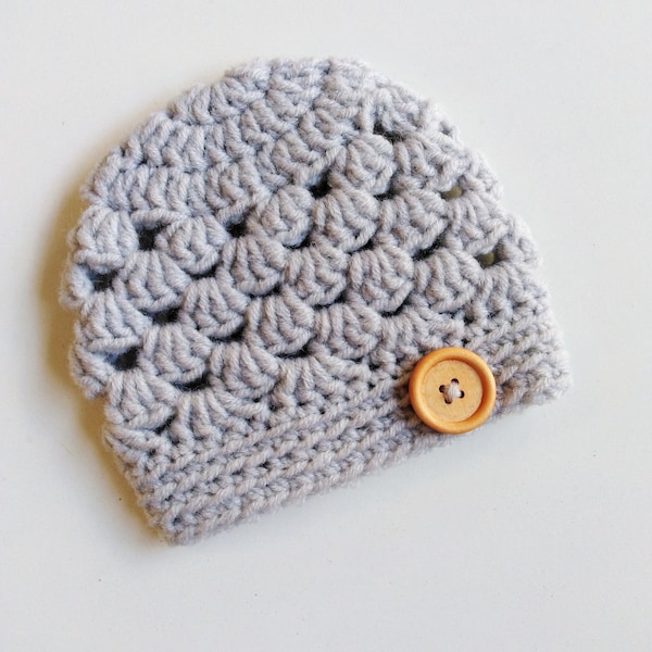 Crochet hat PATTERN Crochet pattern women girls beanie hat (Preemie Baby Toddler Child Adult sizes) Instant PDF Download Beginners pattern