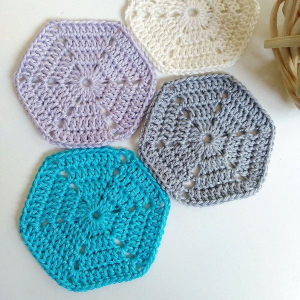 Solid geometric crochet PATTERN Crochet Baby blanket pattern Hexagon crochet pattern Hexagon motif Easy beginner crochet pattern PDF pattern