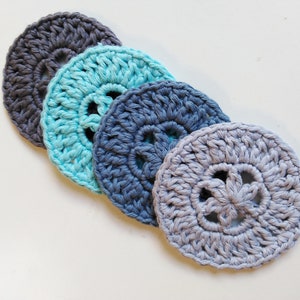 Easy Scrubbies Crochet Pattern Scrubby Crochet Pattern Make up remover Face Pad Beginners Pattern PDF pattern Instant Download image 1
