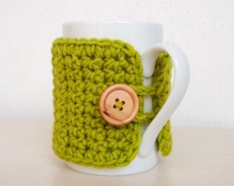 Crochet Coffee Cozy Pattern: Beginner Mug Hugger (PDF Pattern)