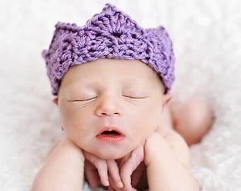 Crochet Princess Crown Pattern Baby Photo Prop Beginner Friendly PDF Pattern Cute Tiara Gift