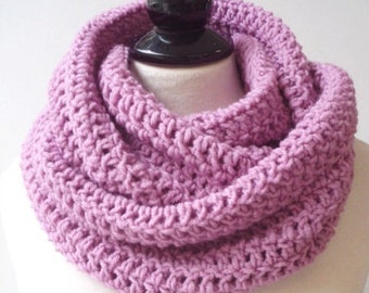Crochet Infinity Scarf Pattern Easy Beginner Cowl PDF Download