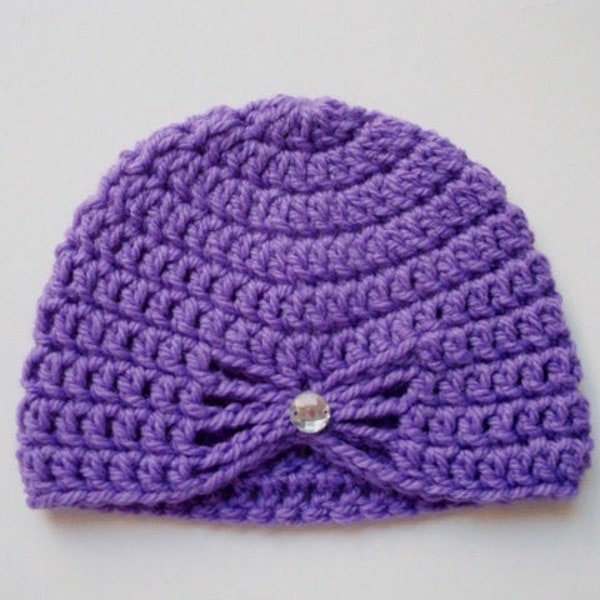 Easy Crochet pattern Crochet hat pattern Beanie Hat Pattern Crochet pattern PDF Crochet beanie turban hat (Toddler-Child–Teen- Adult sizes)