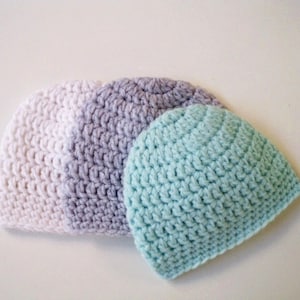 Schema per cappello all'uncinetto facile Schema per cappello all'uncinetto per neonati Schema per berretto all'uncinetto Cappello all'uncinetto Schema PDF per berretto all'uncinetto Bambini piccoli-adolescenti-adulti