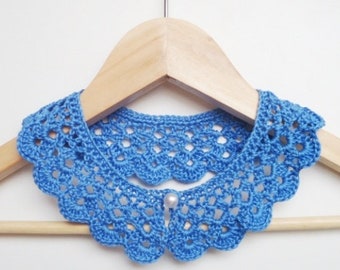 Crochet Collar Pattern Peter Pan Collar Crochet Pattern Instant PDF Download Crochet collar pattern Wedding collar Beginners pattern