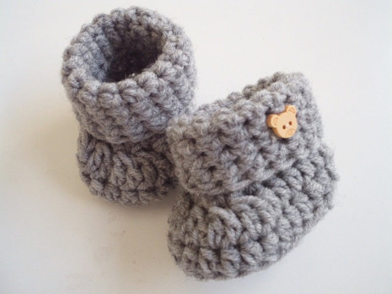 Crochet Limited time cheap sale PATTERN for beginners newborn booties Regular discount pattern Ba