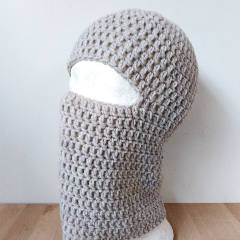 Balaclava crochet pattern Crochet Ski Mask Pattern Crochet Balaclava Pattern Toddler-ChildTeen Adult sizes Instant Download PDF Pattern image 2