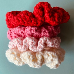 Crochet Scrunchie Pattern Easy Crochet Scrunchie Pattern Crochet Hairtie Pattern Beginners Pattern PDF US & UK Crochet Terms