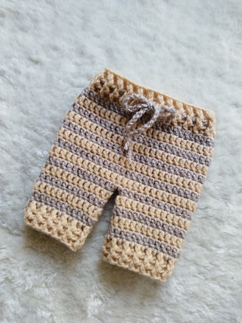 Crochet Baby Pants Pattern Crochet Pants Pattern Boy Girl Pants Pattern Baby Crochet Pattern Photo Prop Pattern 4 Sizes Newborn 12M image 2