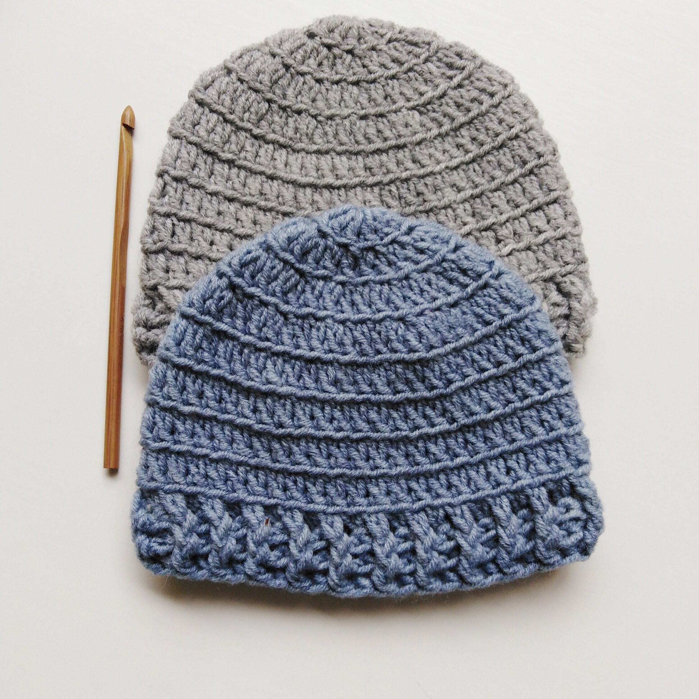 Easy Crochet Beanie Pattern: Unisex Hat for All Sizes (PDF Pattern) - Etsy