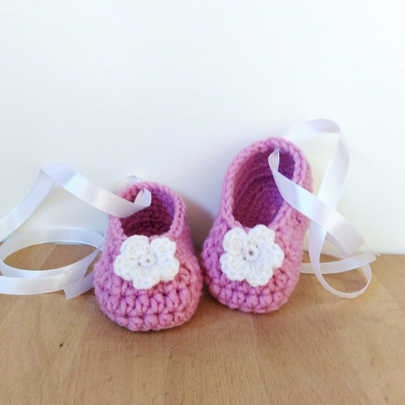 Ballet Shoes Crochet Pattern Baby Ballet Slippers Pointe Shoes Etsy