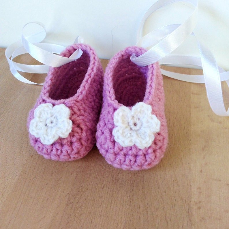 crochet ballet shoes