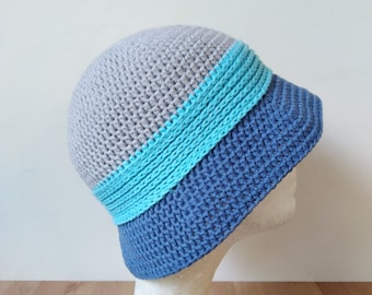 Crochet Bucket Hat PATTERN Crochet pattern beginners Womens Sun hat Bucket hat Summer hat womens Brim hat Instant Download PDF pattern
