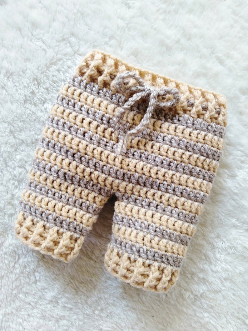 Crochet Baby Pants Pattern Crochet Pants Pattern Boy Girl Pants Pattern Baby Crochet Pattern Photo Prop Pattern 4 Sizes Newborn 12M image 1