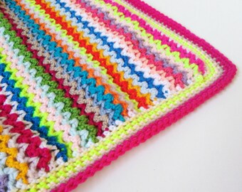 Blanket Pattern Crochet Pattern V Stitch Blanket Pattern