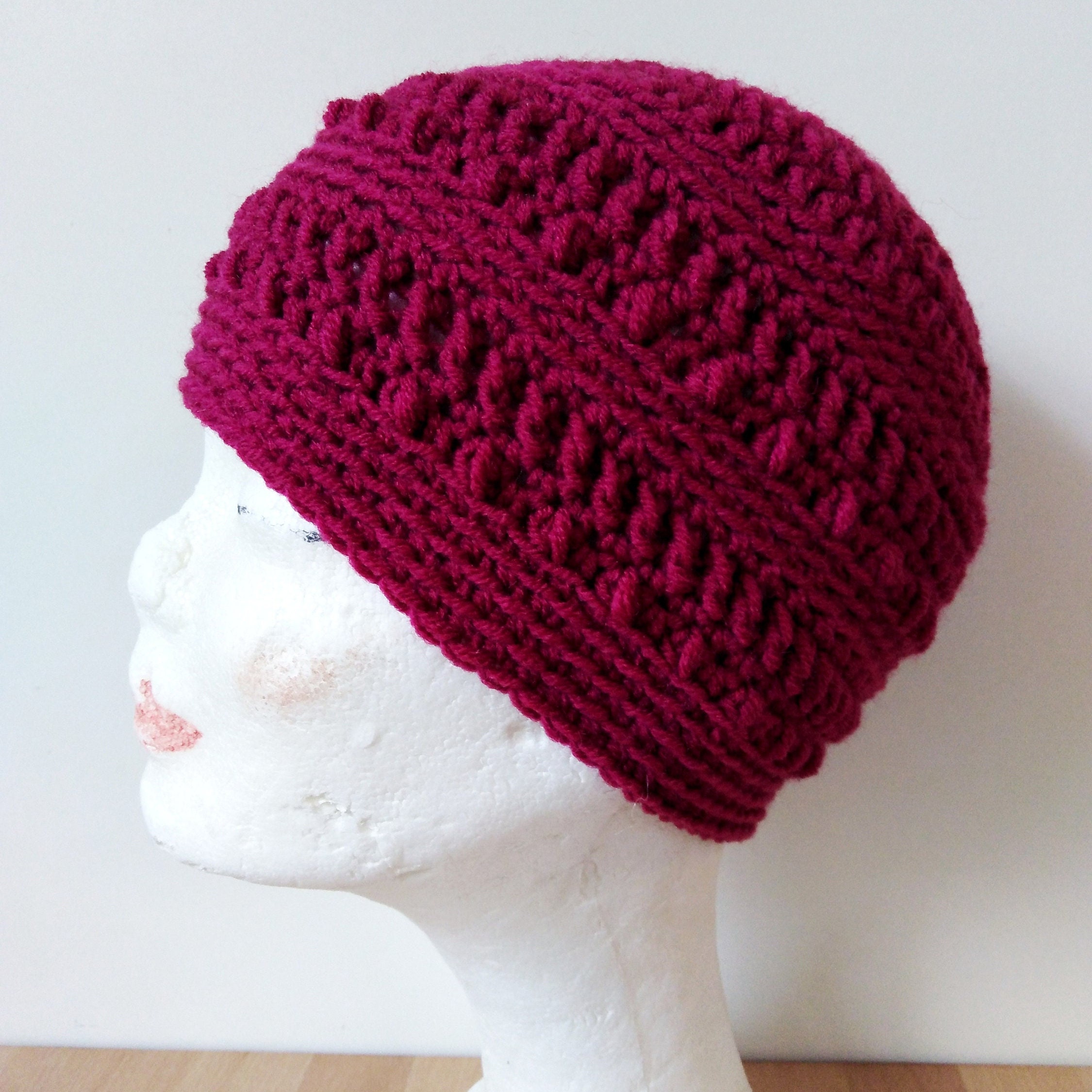 Easy Crochet Ribbed Beanie Hat Pattern Beginner Friendly Cozy PDF ...