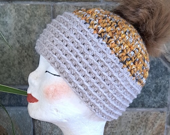 Easy Crochet Beanie Pattern – Newborn to Adult Sizes (PDF Pattern)