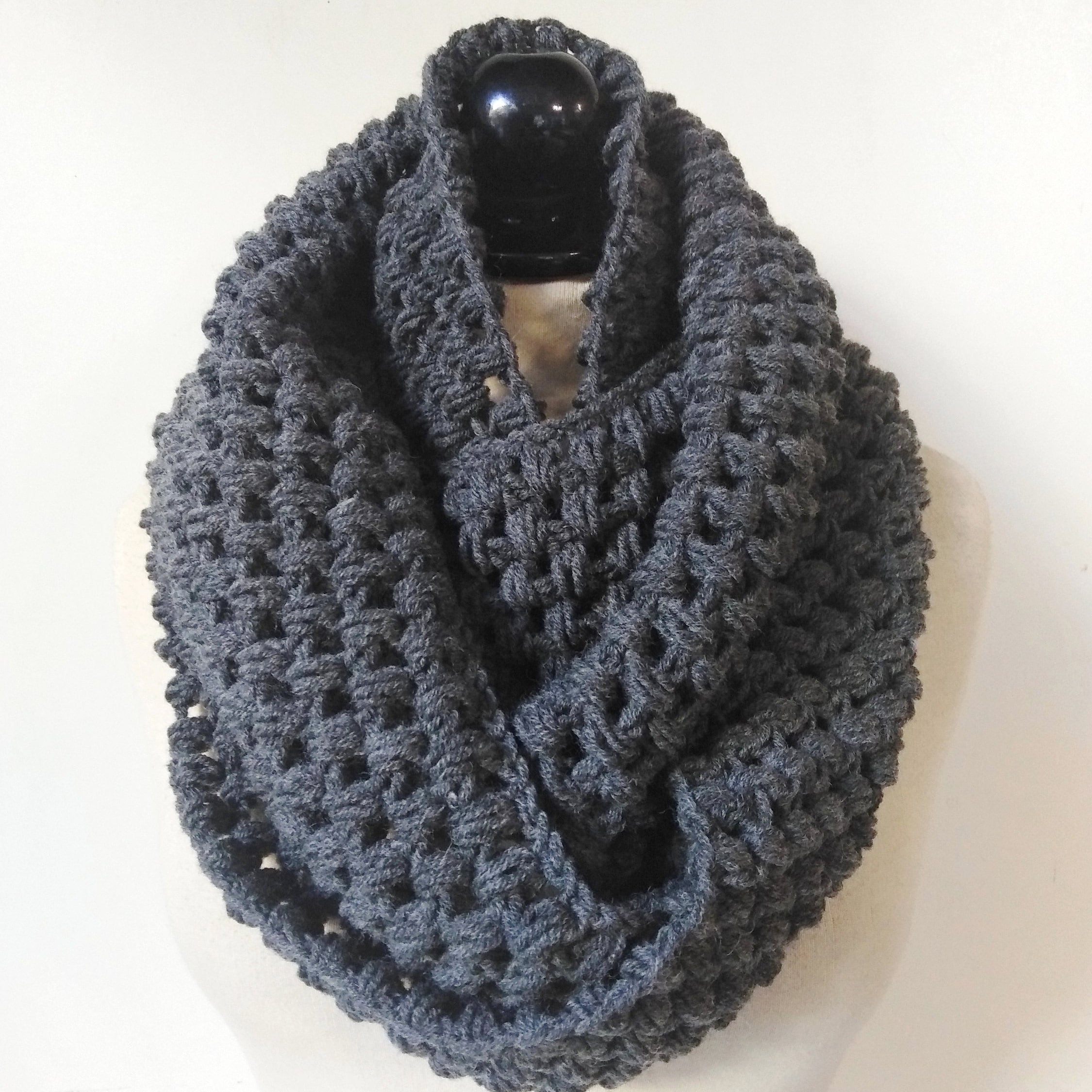 Infinity Scarf Crochet Pattern Scarf Pattern Infinity Scarf Crochet PDF ...