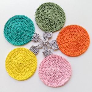 Crochet Christmas ornaments pattern Christmas tree ball patterns crochet Christmas tree decor pattern Easy crochet pattern PDF pattern